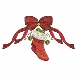 Christmas Bows 06 machine embroidery designs