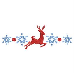 Christmas Reindeer Borders 08(Lg) machine embroidery designs