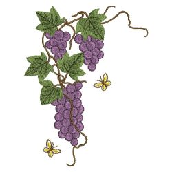 Grapes 03 machine embroidery designs