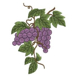 Grapes 04 machine embroidery designs