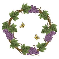 Grapes 05 machine embroidery designs