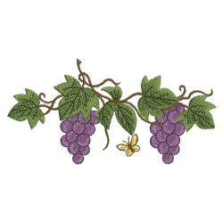 Grapes 07 machine embroidery designs