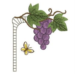 Grapes 09 machine embroidery designs