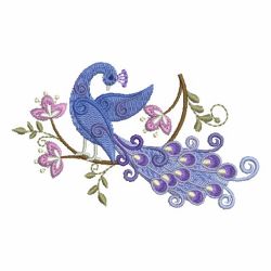 Jacobean Peacocks 10 machine embroidery designs