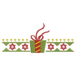 Christmas Gift Borders 02(Md) machine embroidery designs