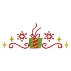 Christmas Gift Borders 07(Lg) machine embroidery designs