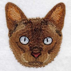 Cat Head 06 machine embroidery designs