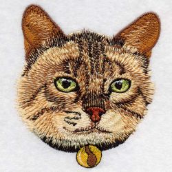 Cat Head 08 machine embroidery designs