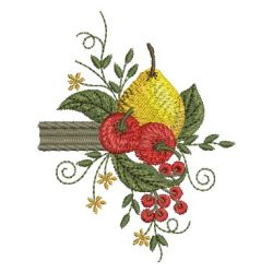 Fruits Corners And Borders machine embroidery designs