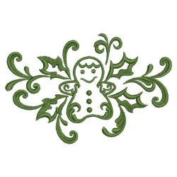 Swirly Christmas 03(Lg) machine embroidery designs