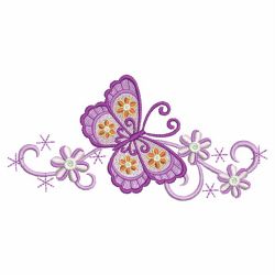 Heirloom Butterfly Borders 04(Sm) machine embroidery designs