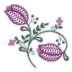 Heirloom Flower Buds 04 machine embroidery designs