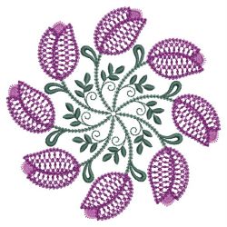 Heirloom Flower Buds 08 machine embroidery designs