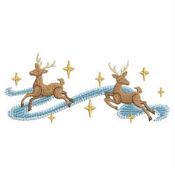 Leaping Reindeers 06(Lg) machine embroidery designs