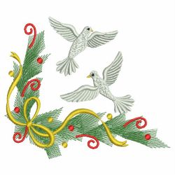 Christmas Doves 03(Sm) machine embroidery designs