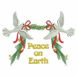 Christmas Doves 05(Lg) machine embroidery designs