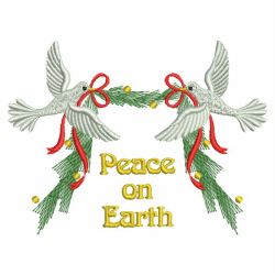 Christmas Doves 05(Sm) machine embroidery designs