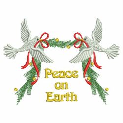 Christmas Doves 05(Sm) machine embroidery designs