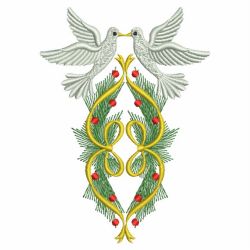 Christmas Doves 10(Md) machine embroidery designs