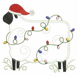 Applique Folk Sheep 04