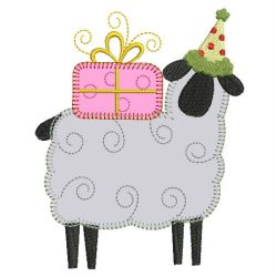 Applique Folk Sheep 10