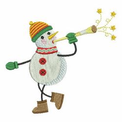 Stick Snowman 07 machine embroidery designs