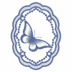 Butterfly Cameos 05(Md) machine embroidery designs