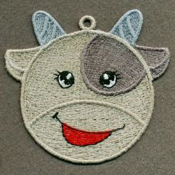 FSL Cute Animal Face 09 machine embroidery designs