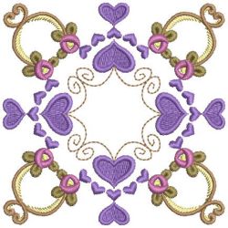 Rose Heart Blocks machine embroidery designs