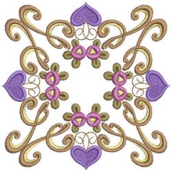 Rose Heart Blocks 03 machine embroidery designs