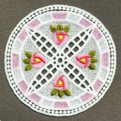 FSL Rose Coasters 01 machine embroidery designs