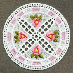 FSL Rose Coasters 01 machine embroidery designs