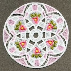 FSL Rose Coasters 04 machine embroidery designs