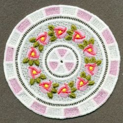 FSL Rose Coasters 07 machine embroidery designs