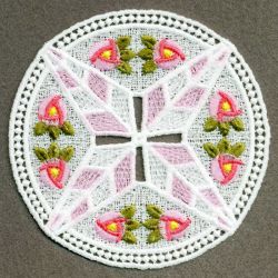 FSL Rose Coasters 10 machine embroidery designs