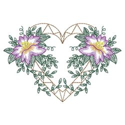 Vintage Flowers 2 04(Md) machine embroidery designs