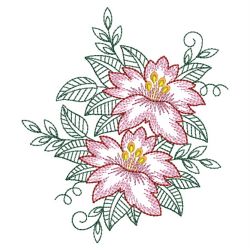Vintage Flowers 2 08(Lg) machine embroidery designs