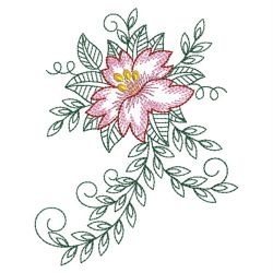 Vintage Flowers 2 10(Md) machine embroidery designs