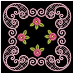 Lacy Rose Quilt 02(Sm) machine embroidery designs