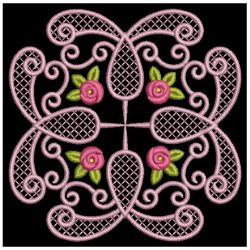 Lacy Rose Quilt 07(Sm) machine embroidery designs