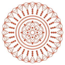 Candlewick Redwork Quilt 07(Lg)