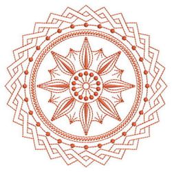 Candlewick Redwork Quilt 09(Lg)