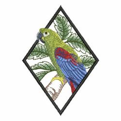 Parrots 2 machine embroidery designs