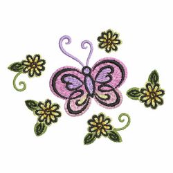 Heirloom Flutterby 01 machine embroidery designs