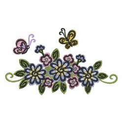 Heirloom Flutterby 04 machine embroidery designs