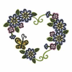 Heirloom Flutterby 06 machine embroidery designs