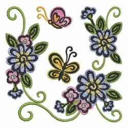 Heirloom Flutterby 09 machine embroidery designs