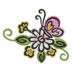 Heirloom Flutterby 12 machine embroidery designs