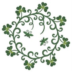 Harp And Shamrocks 06(Md) machine embroidery designs