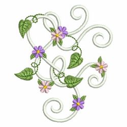 Spring Leaves 08 machine embroidery designs